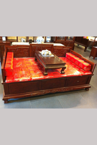 山水箱式羅漢床